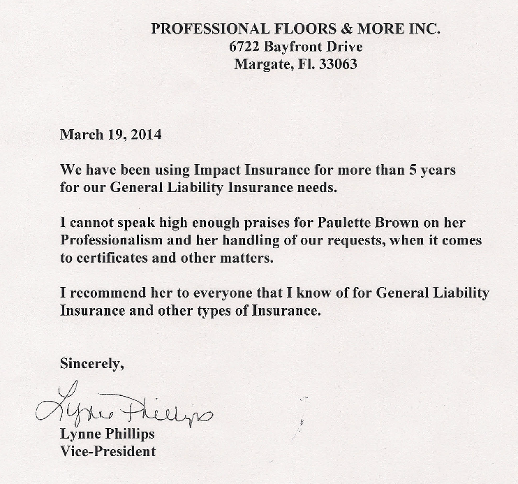 Professional floors testimonials